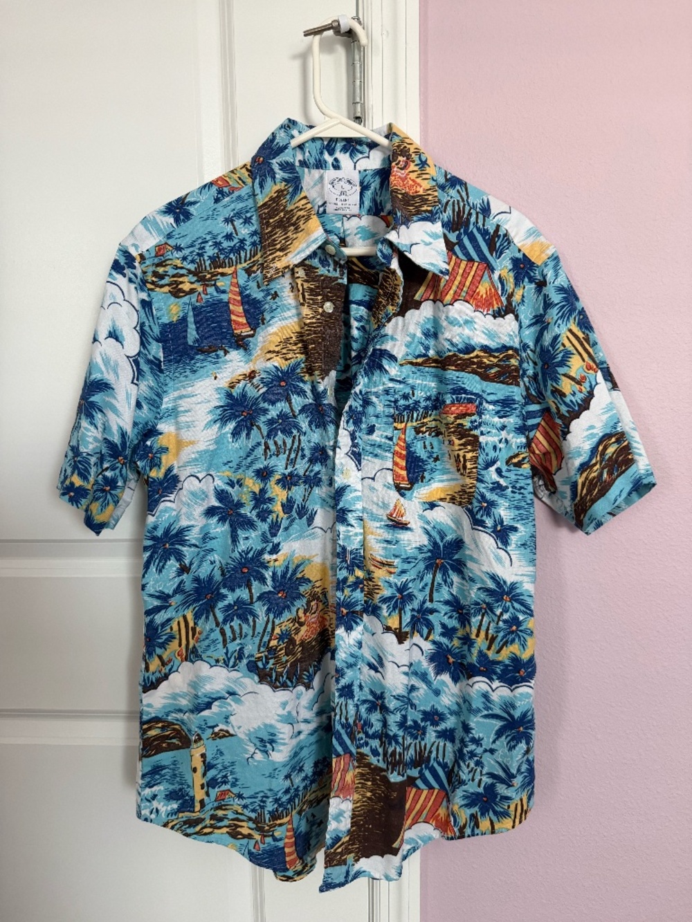Brooks Brothers Hawaiian Shirt – Men’s Regular Fit L